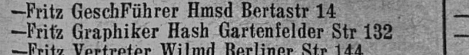 Adressbuch 1957