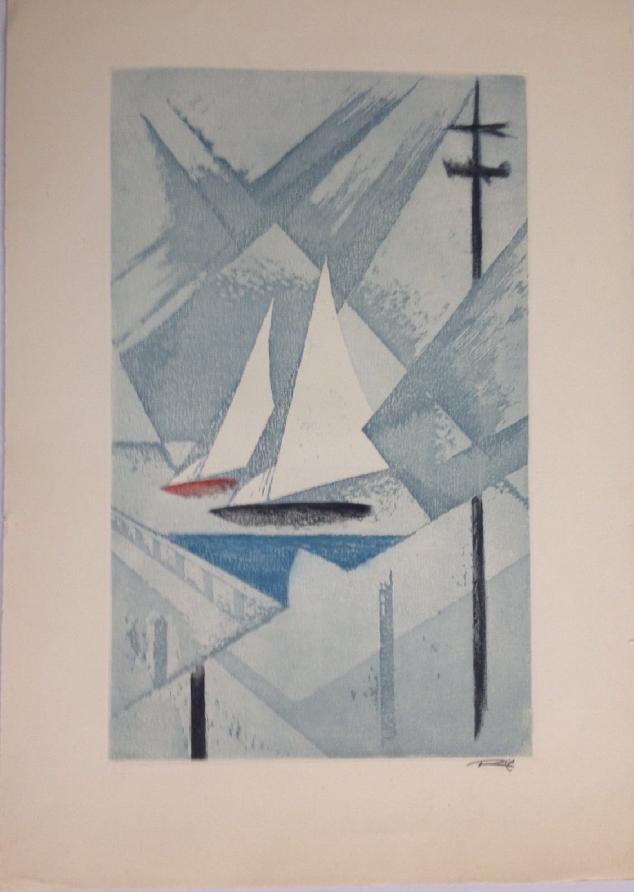 Zwei Segelboote (Ric 16)