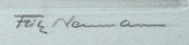 Signature our Fritz Neumann, taken from this post