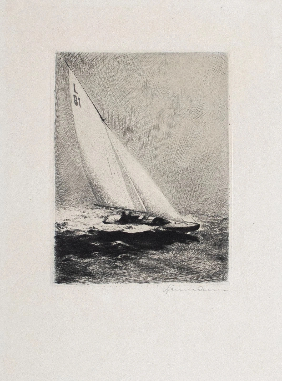 Fritz Neumann Sailing yacht