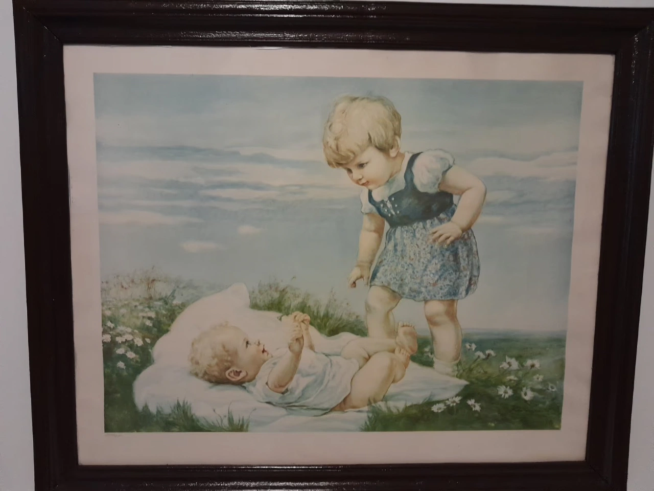 Hedwig Klinge Children on a meadow