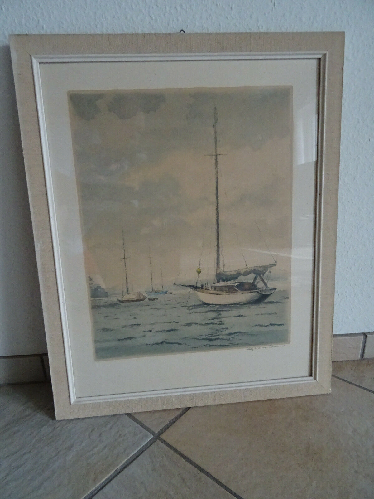 Another work of sailing boats by Fritz Neumann