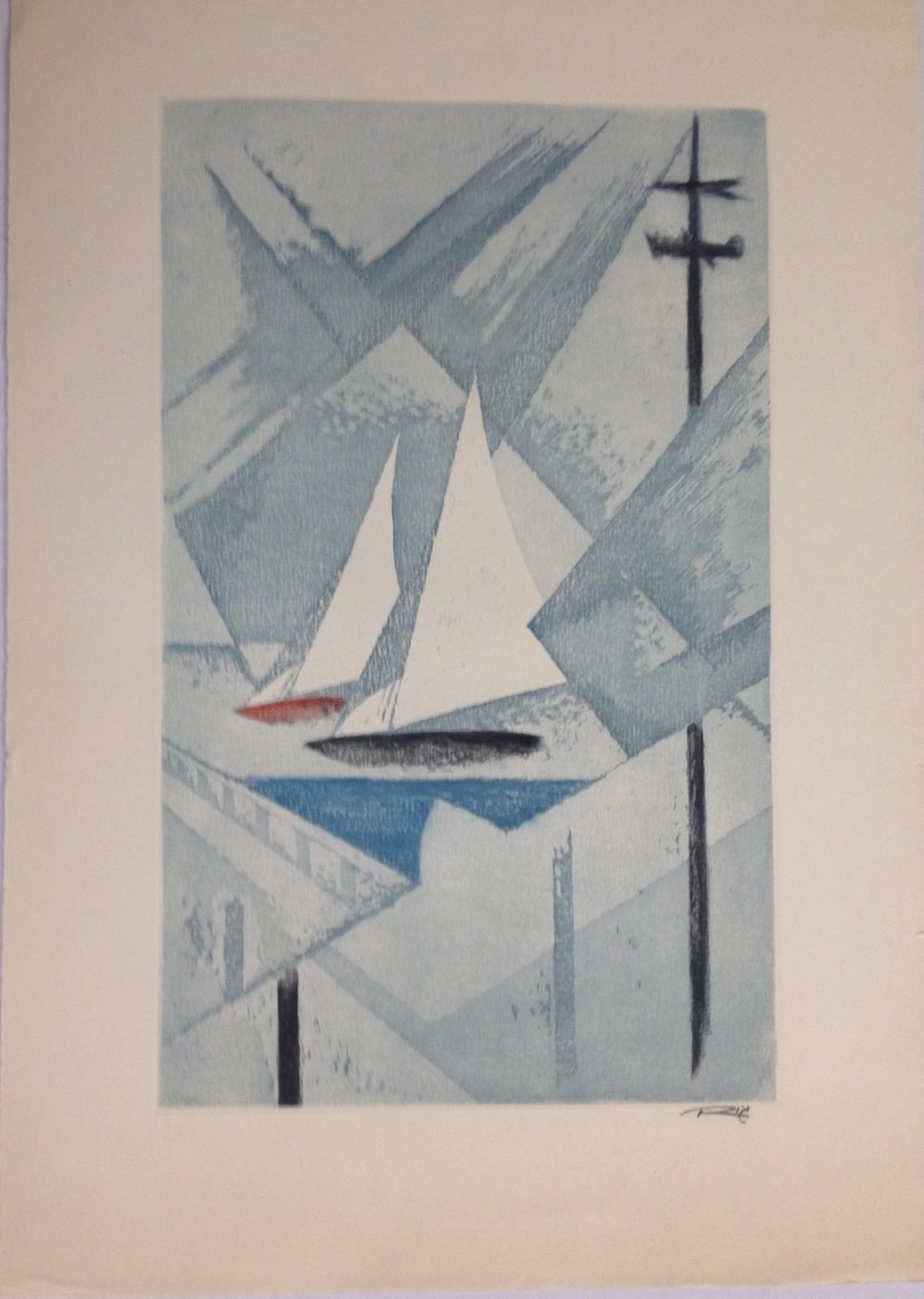 Two sailings boats (Ric 16)